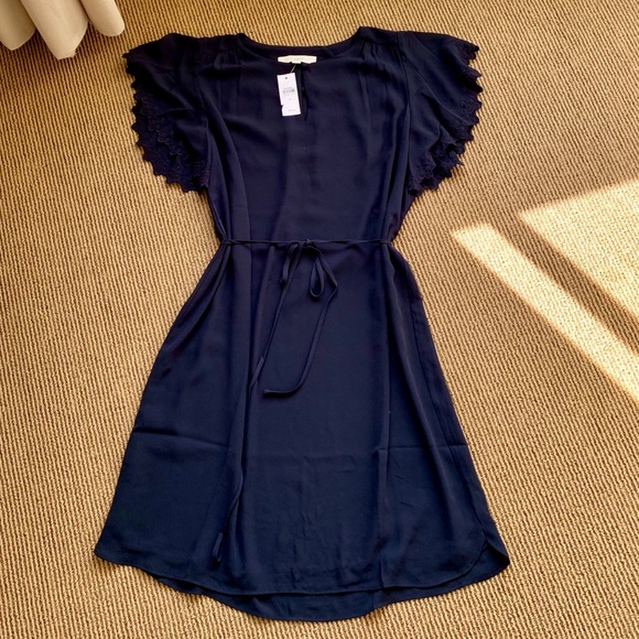 loft navy blue dress